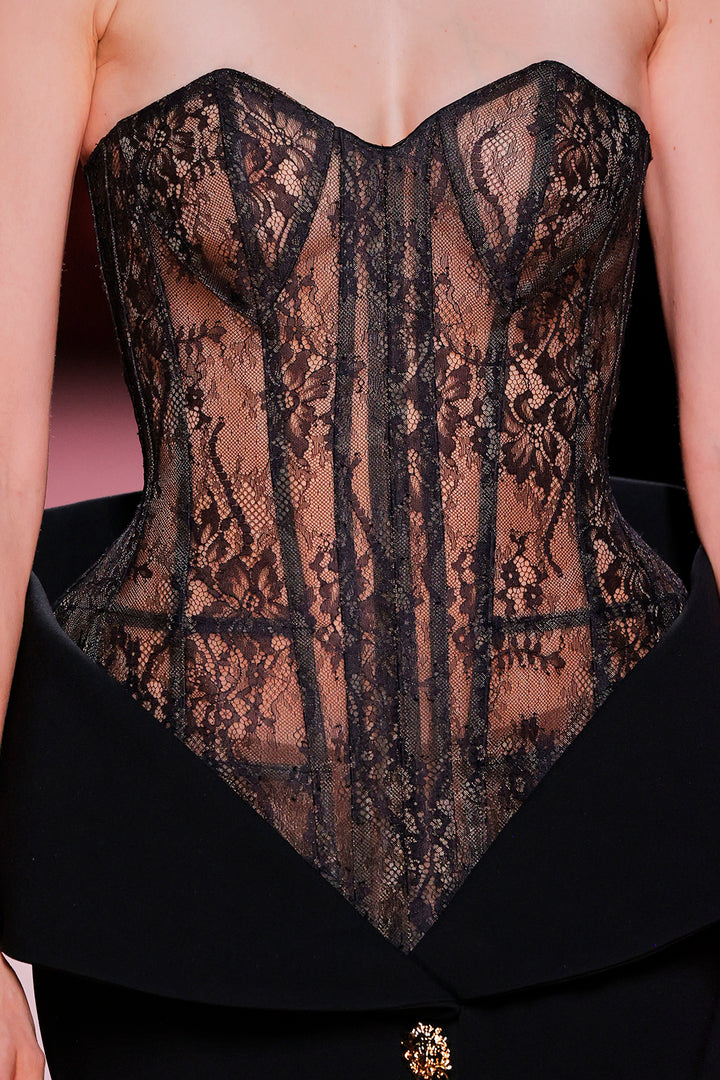 Lace Sweetheart Mermaid Dress