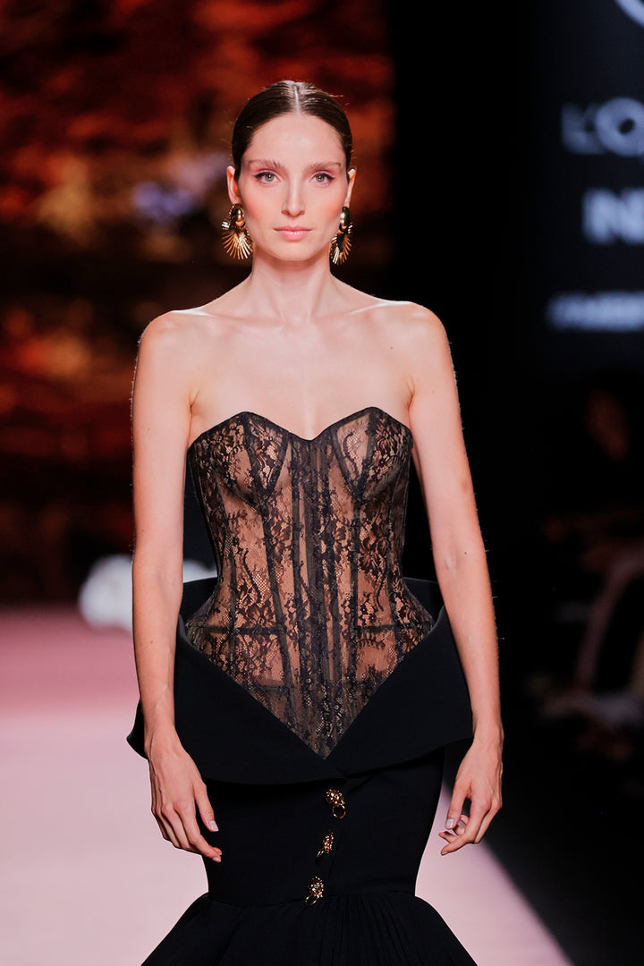 Lace Sweetheart Mermaid Dress