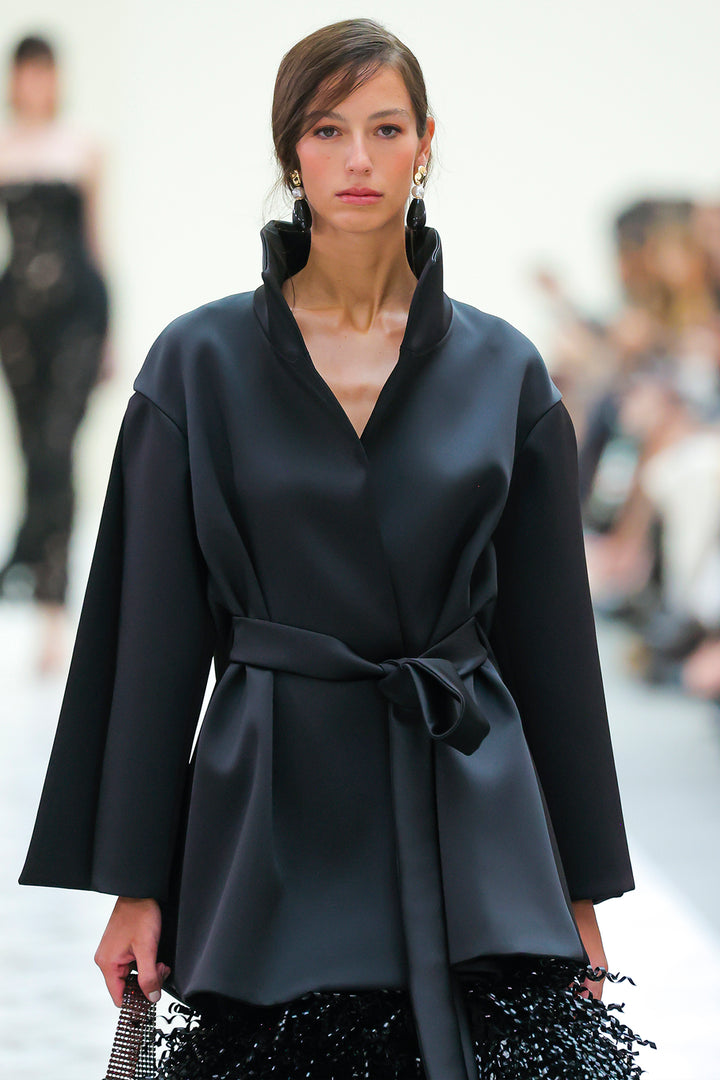 Voluminous Fringe Dress And Jacket