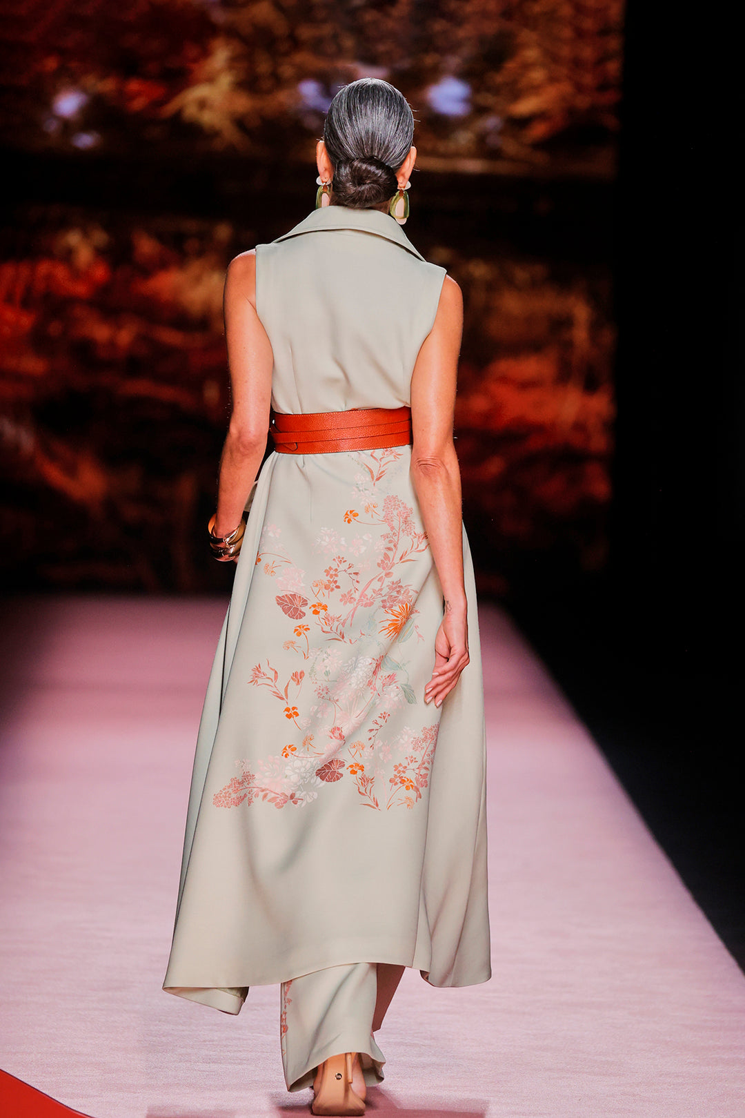 Open-Neckline Pantsuit