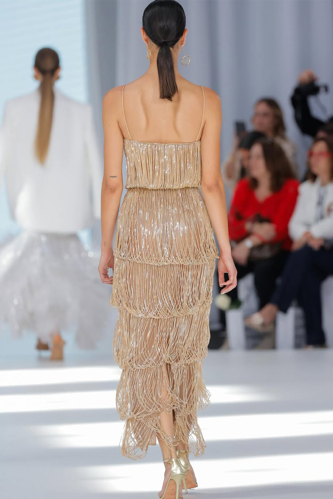 Tiered Beaded Fringe Dress