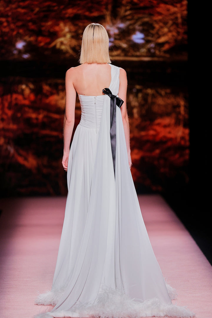 One-Shoulder A-line Dress