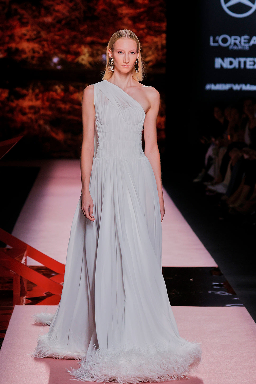 One-Shoulder A-line Dress