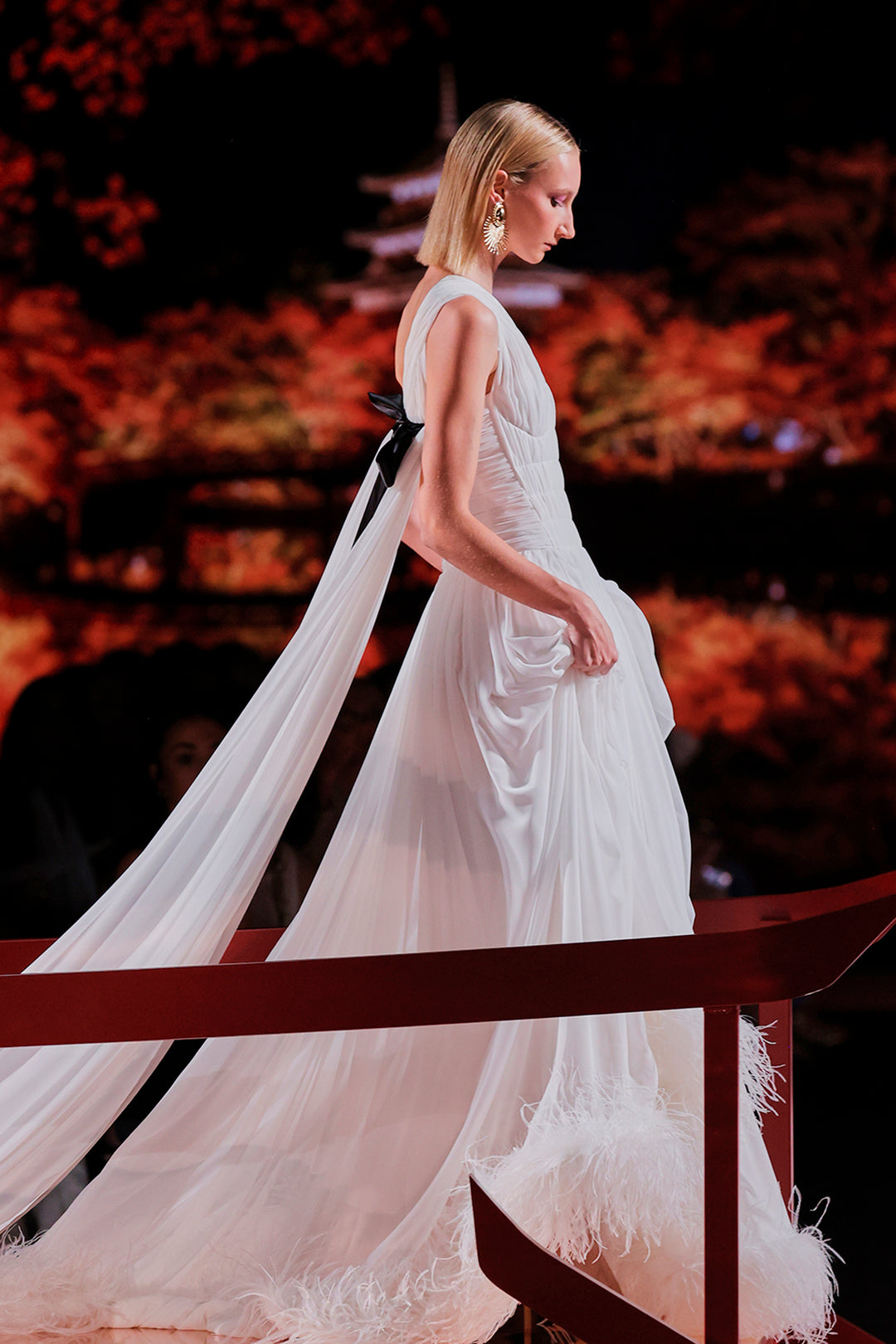 One-Shoulder A-line Dress