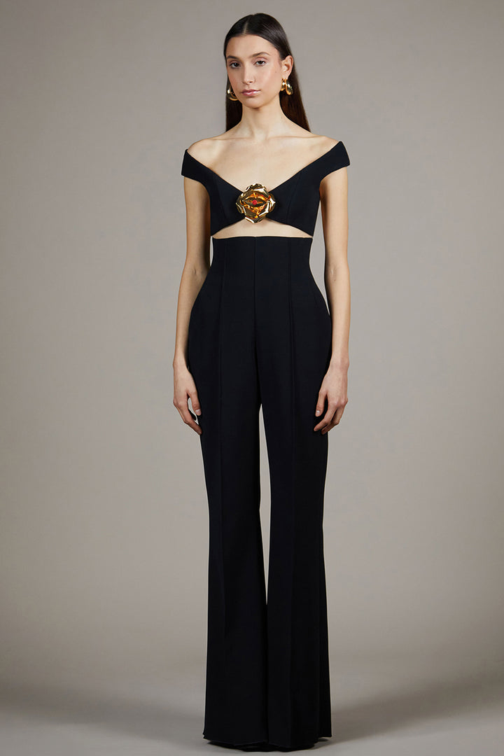 Tailored Off-The-Shoulder Bustier And Trouser Set