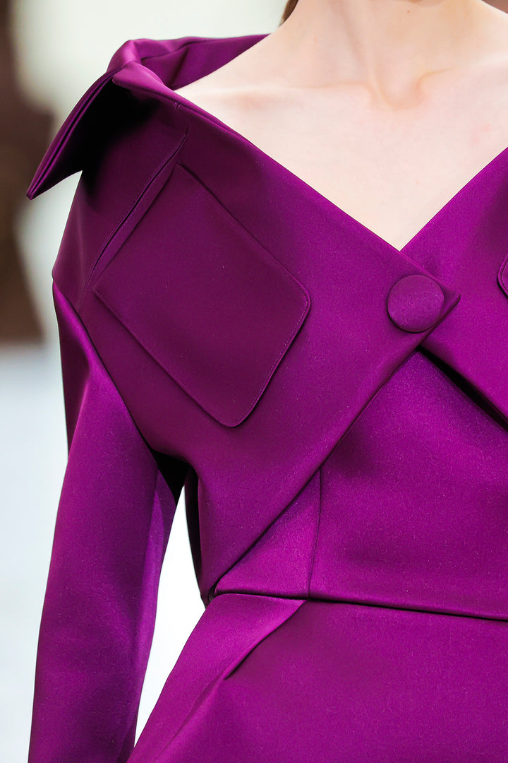 Sculptural Bolero with Strapless Dress