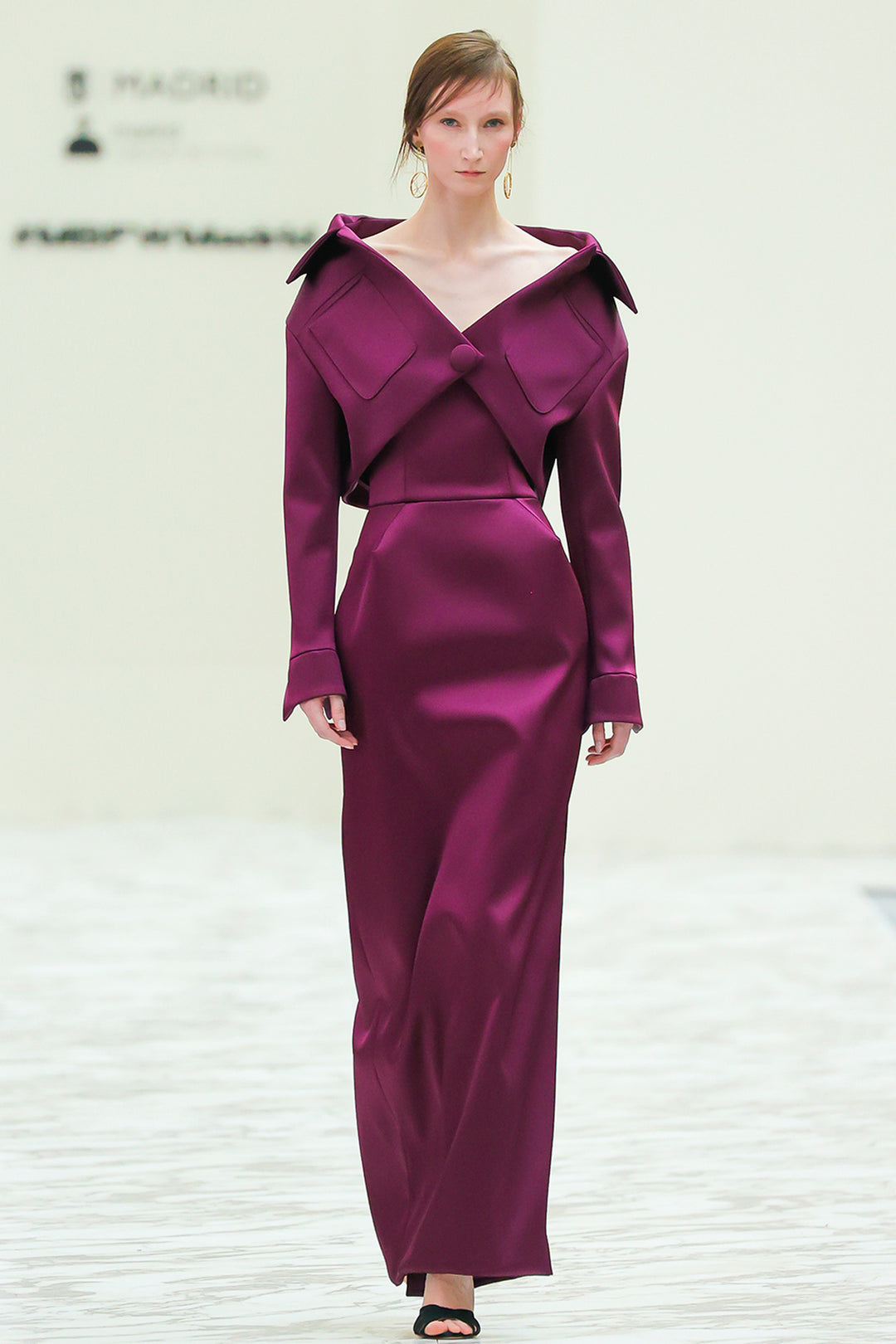 Sculptural Bolero with Strapless Dress