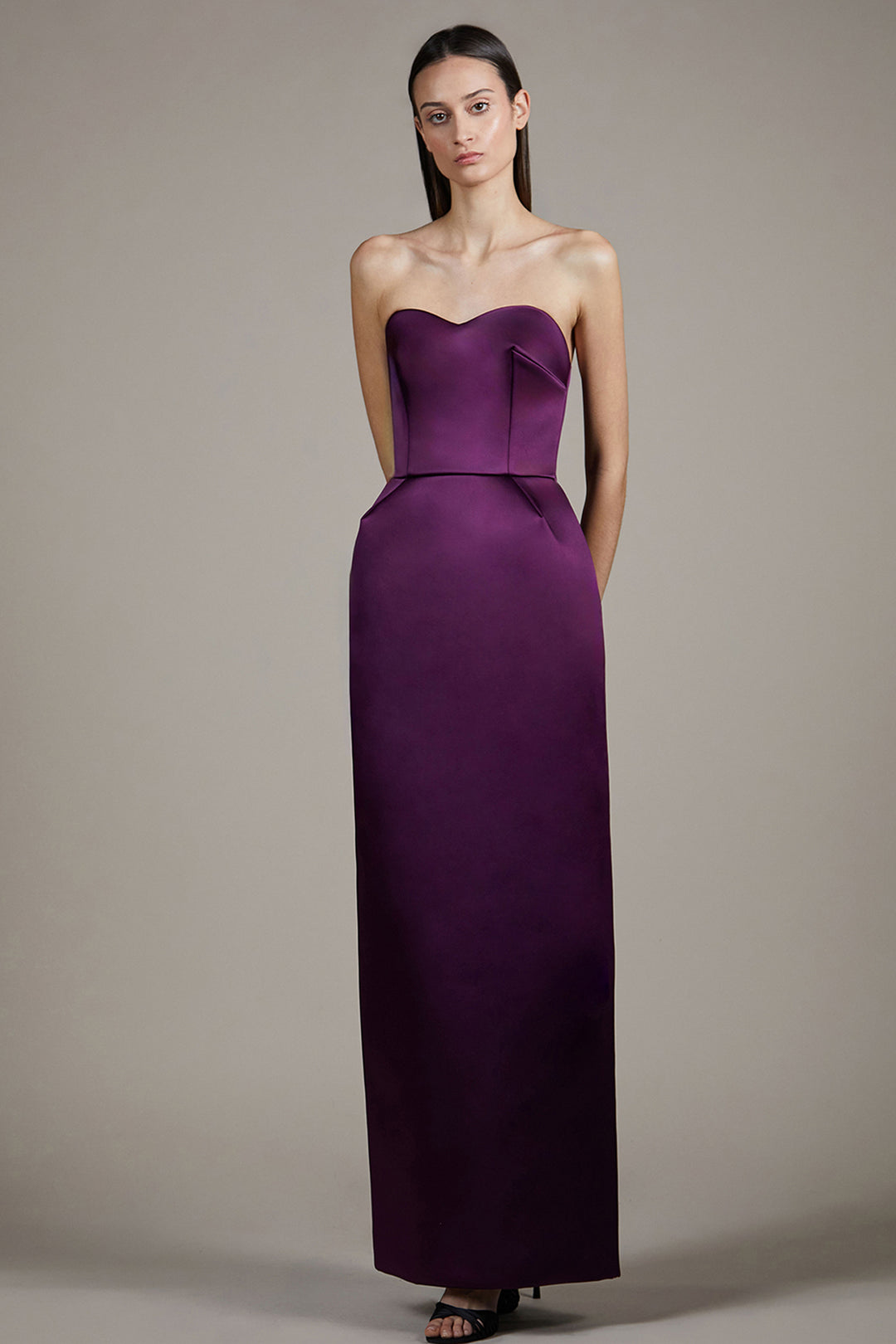 Sculptural Bolero with Strapless Dress