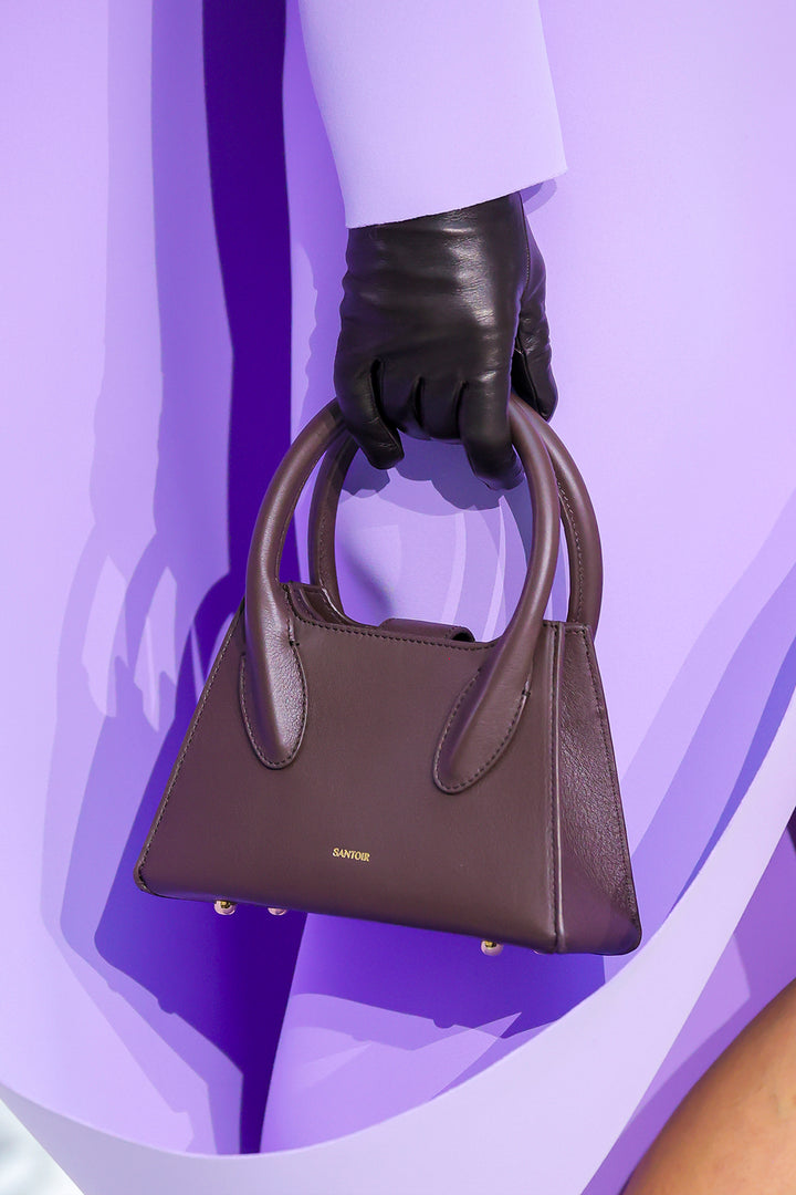 Sculptural Double-Breasted Cape Midi