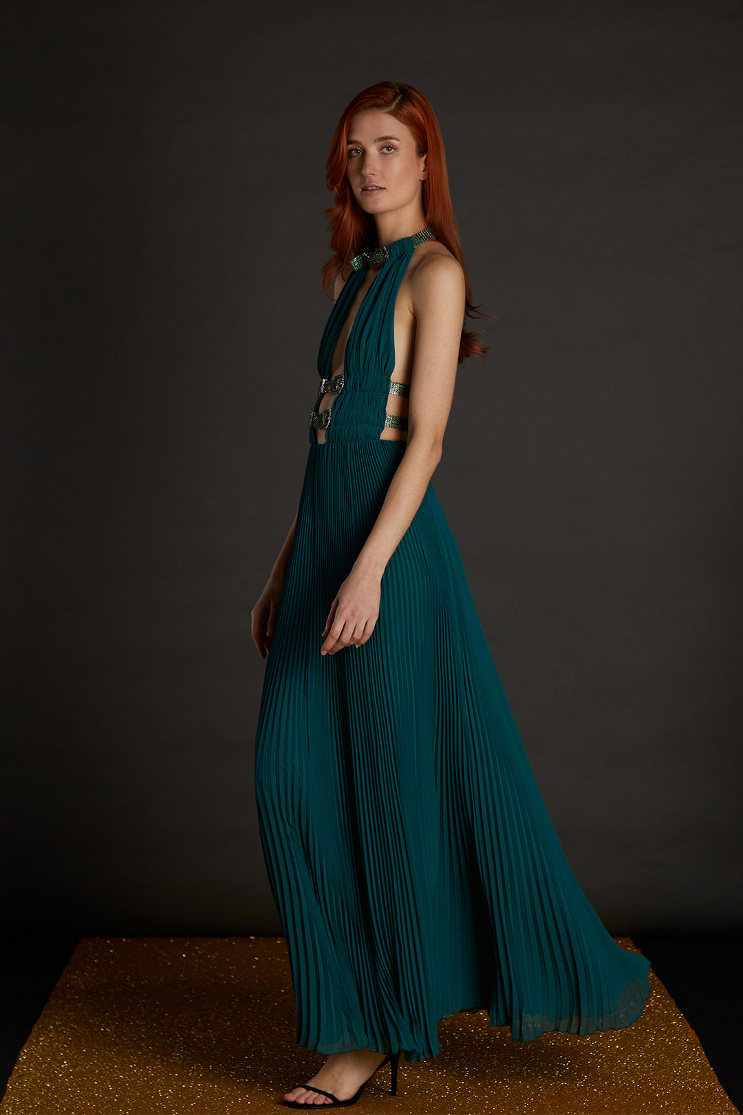 A-Line Dress with Cut-Out Details M.R DESIGN A-Line Dress with Cut-Out Details M.R DESIGN