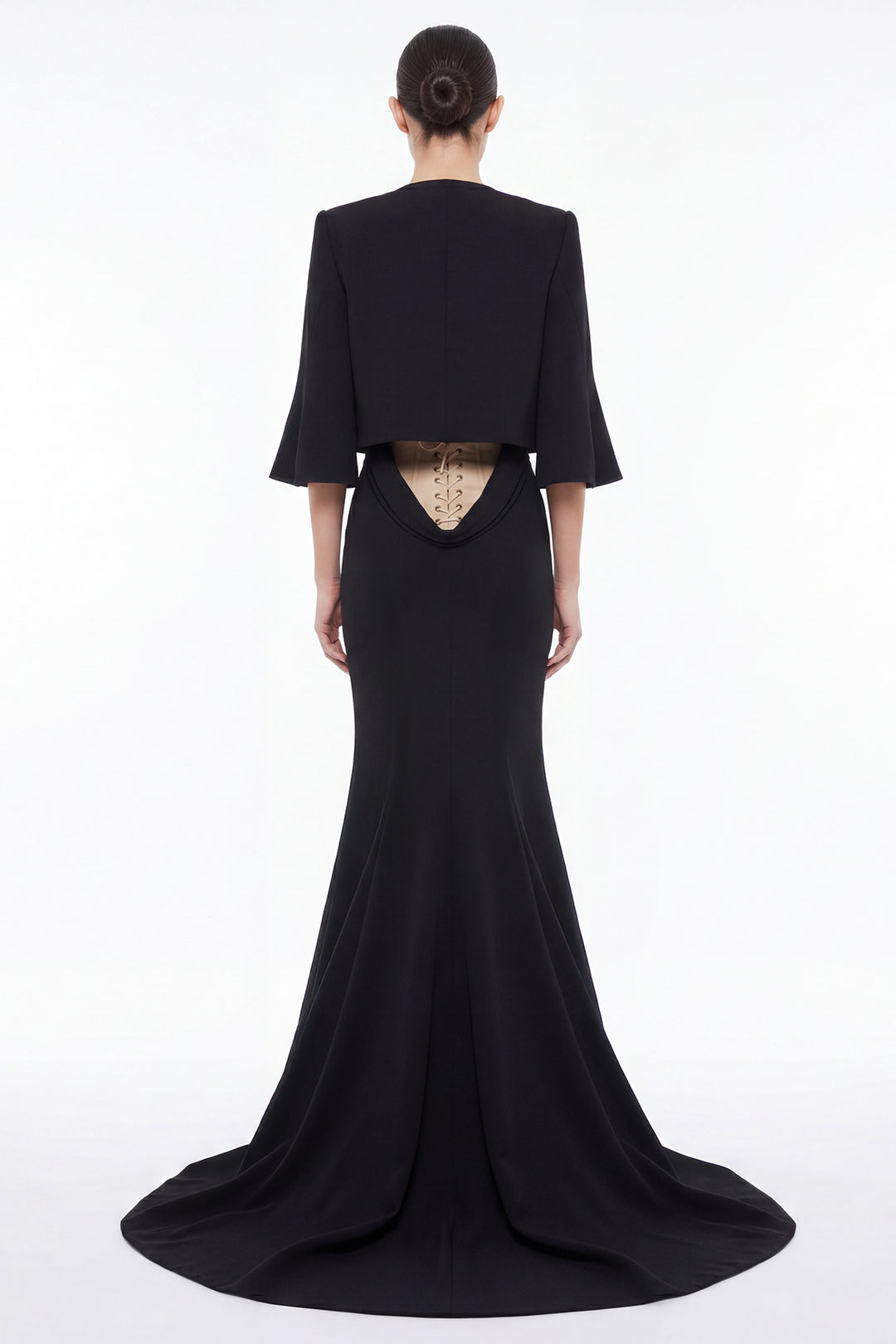 Strapless Corset Back Gown