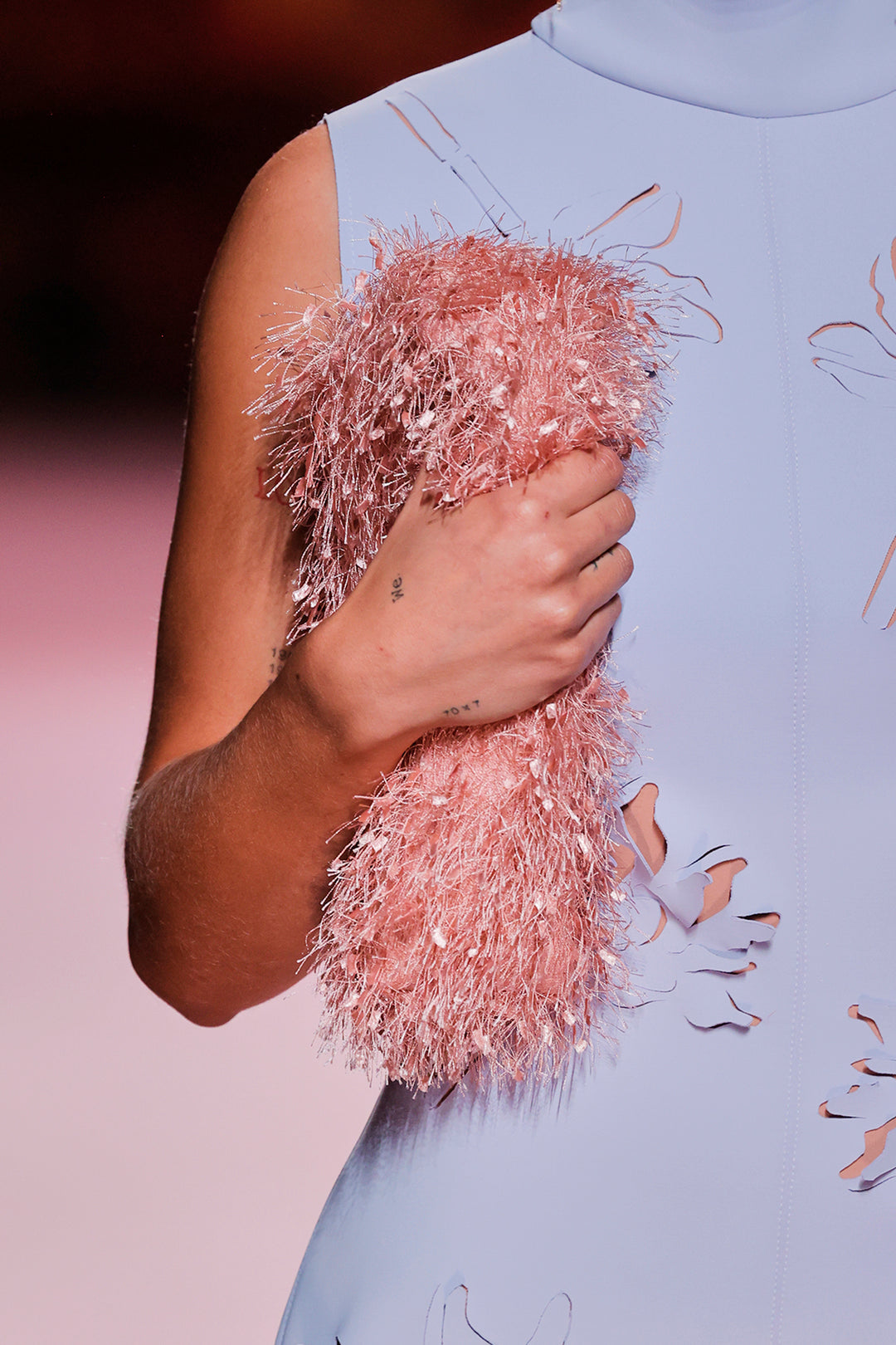 Jewel-Neckline Column Dress