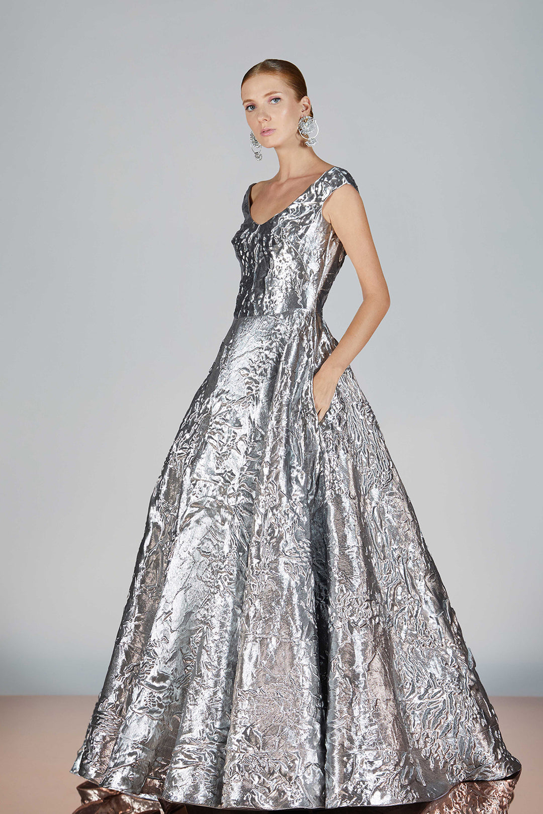 grey taffeta dress Grey taffeta dress Ramelle
