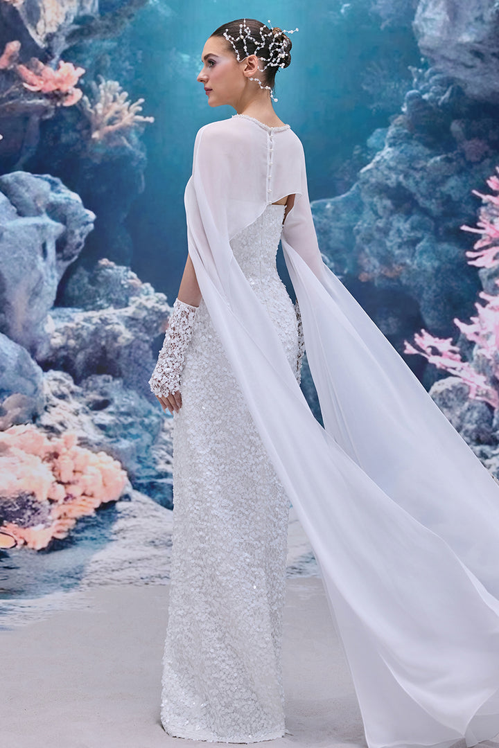 Sequin Lace Long Dress