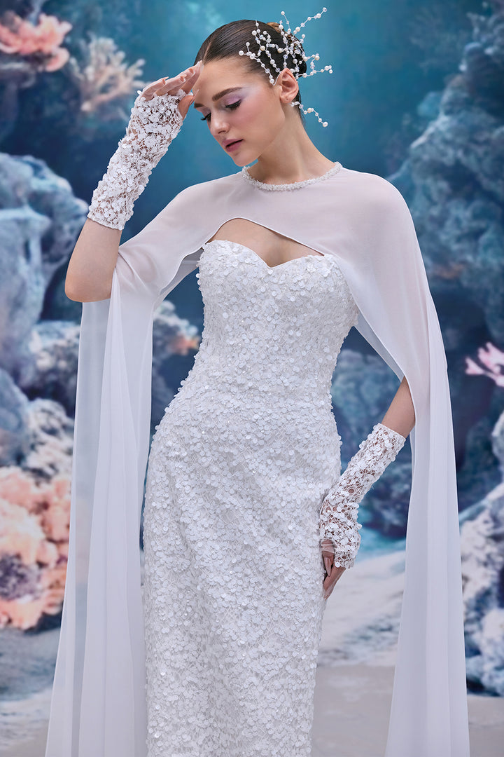 Sequin Lace Long Dress