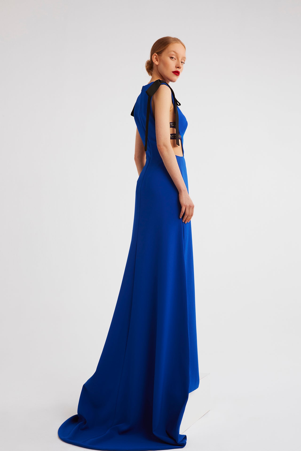 ENFOLD A-LINE DRESS ライトブルー 36 ENFOLD A-LINE DRESS ライトブルー 36 ENFOLD A-LINE DRESS