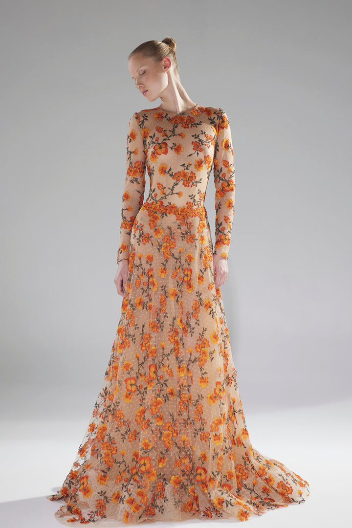 Floral A-Line Dress
