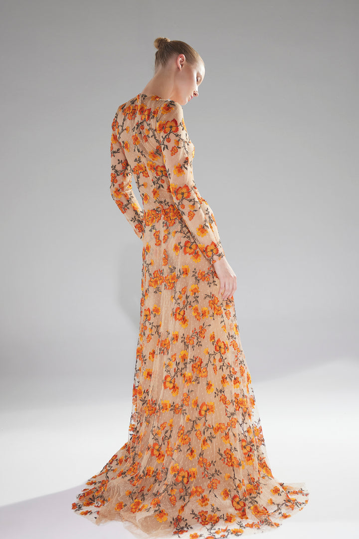 Floral A-Line Dress