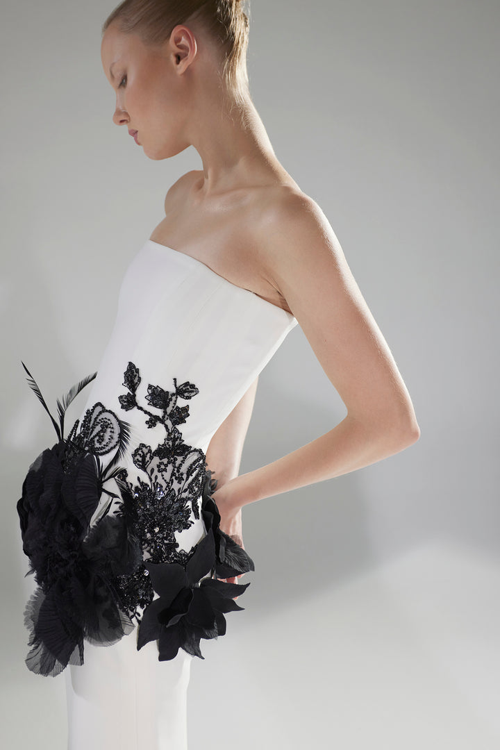 Sleek Crepe Mermaid Dress