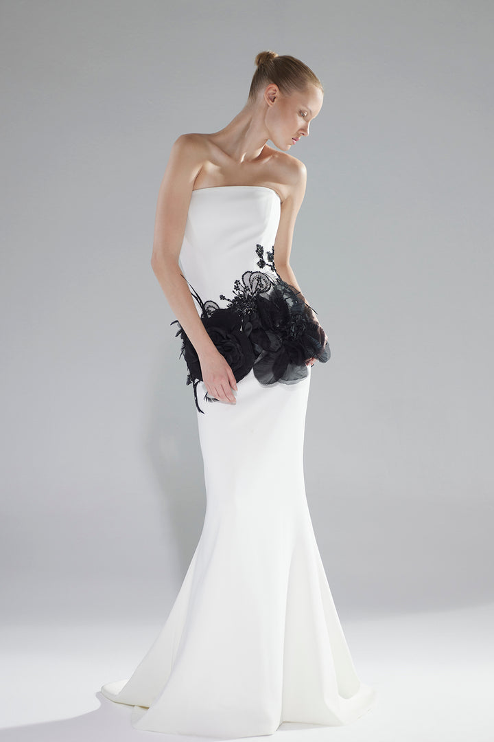 Sleek Crepe Mermaid Dress