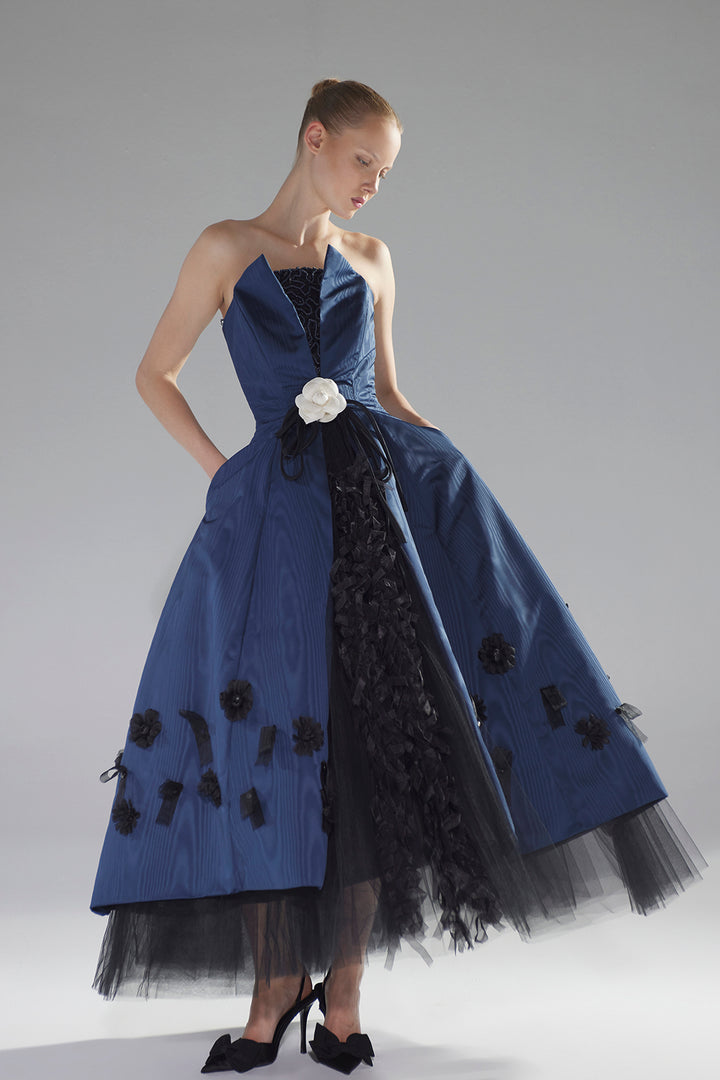 Floral Beaded A-line