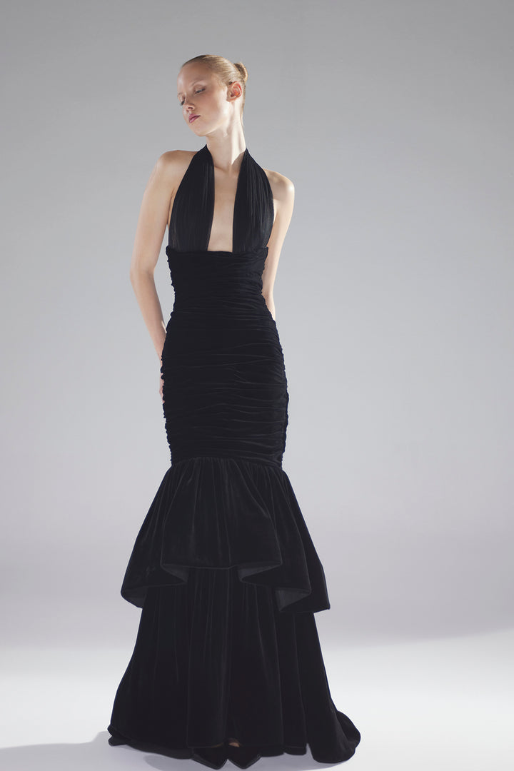 Halter-V Mermaid Dress