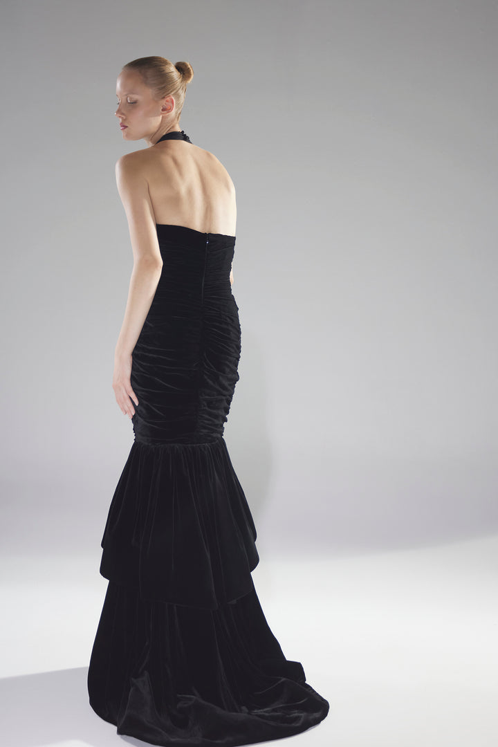 Halter-V Mermaid Dress