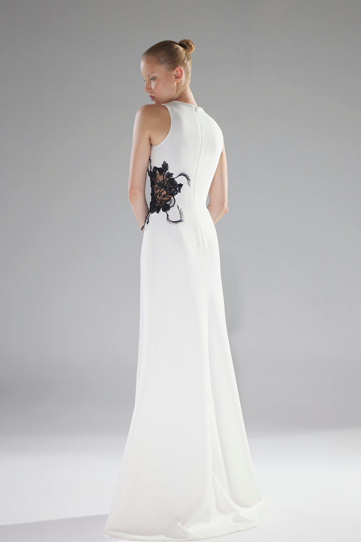 Minimalist Bateau Column Dress