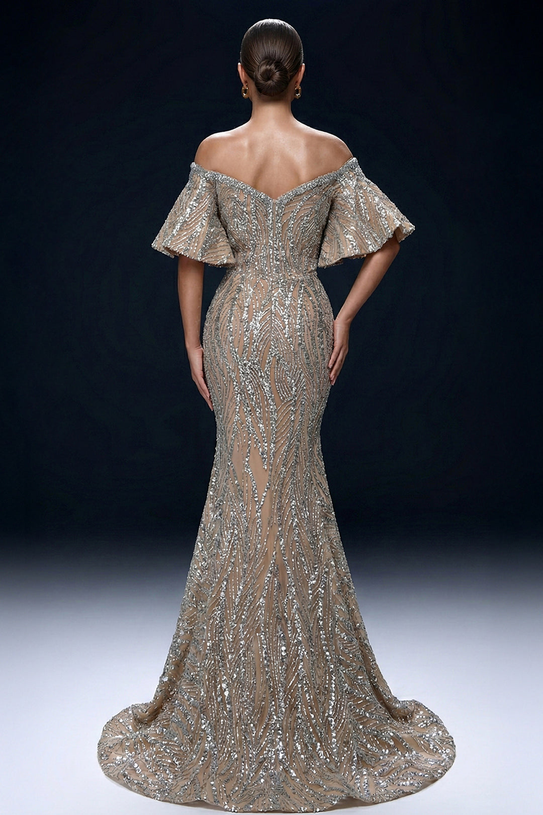 Off-The-Shoulder Mermaid Long Dress