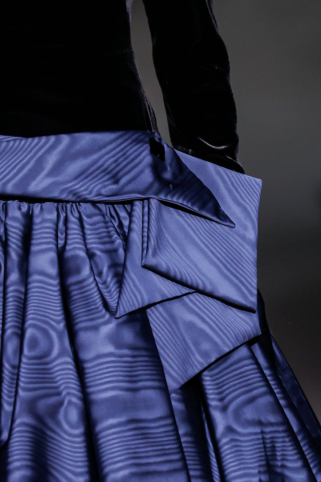 Jewelled High-Neck Velvet Bodice A-Line Dress
