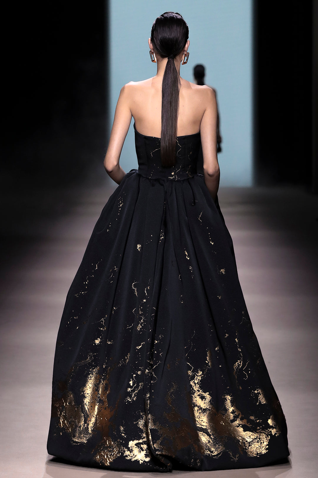 Strapless Structured with A-Line Dress