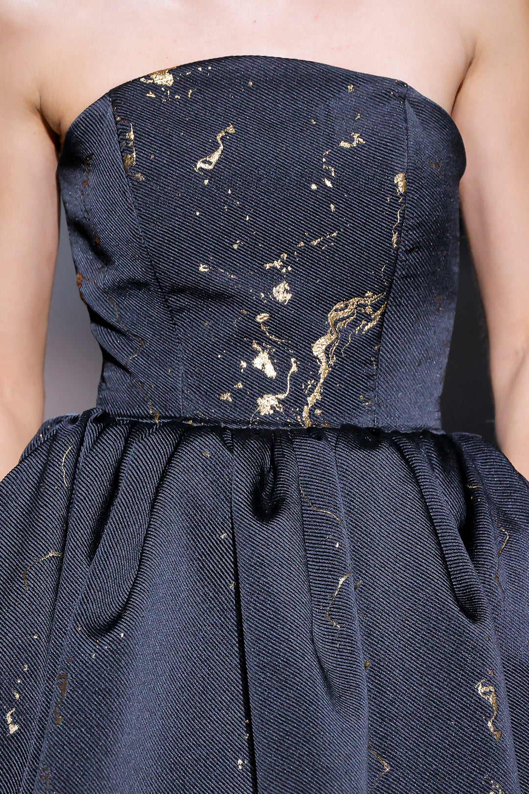Strapless Structured with A-Line Dress