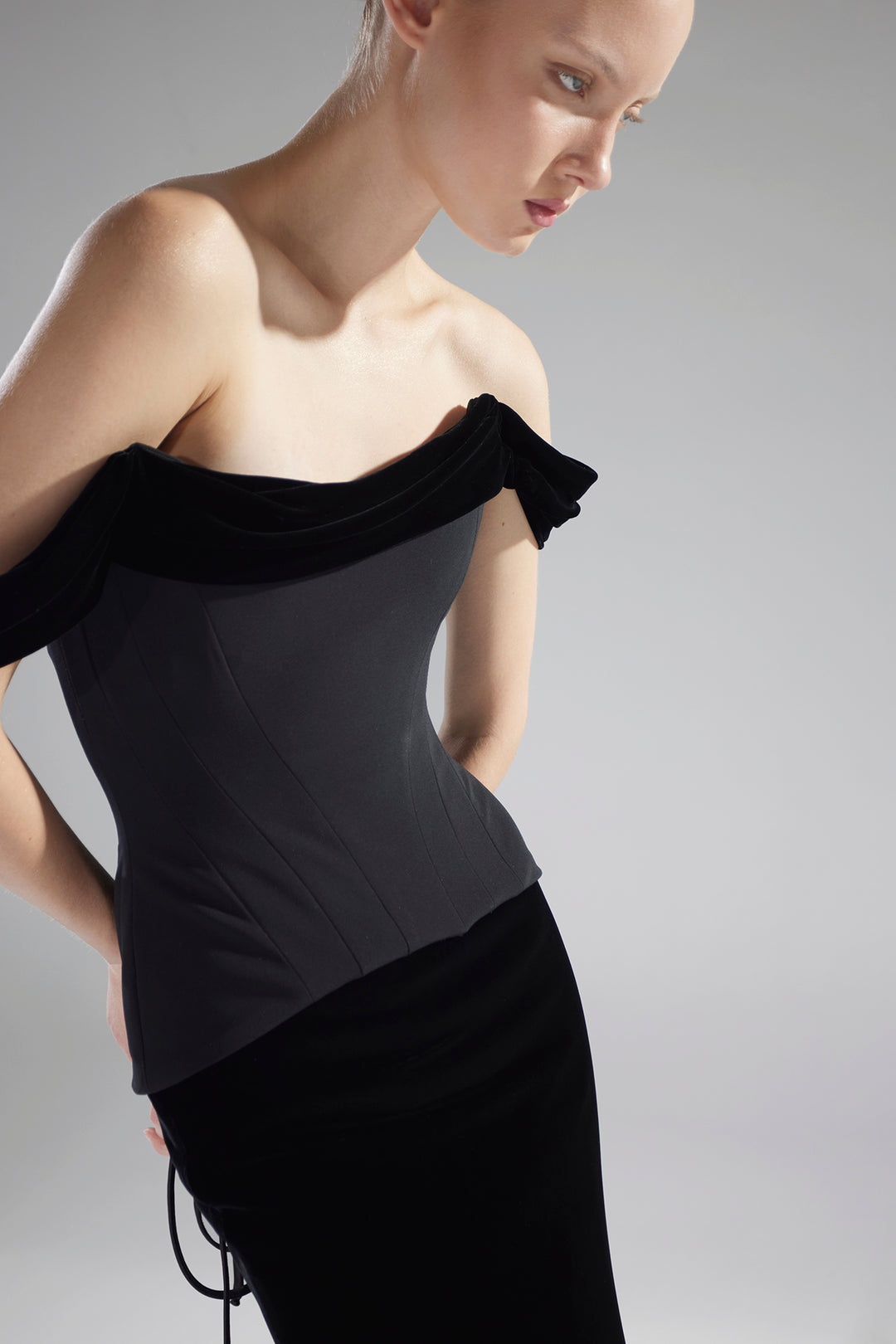 Off-The-Shoulder Neckline Mermaid Dress