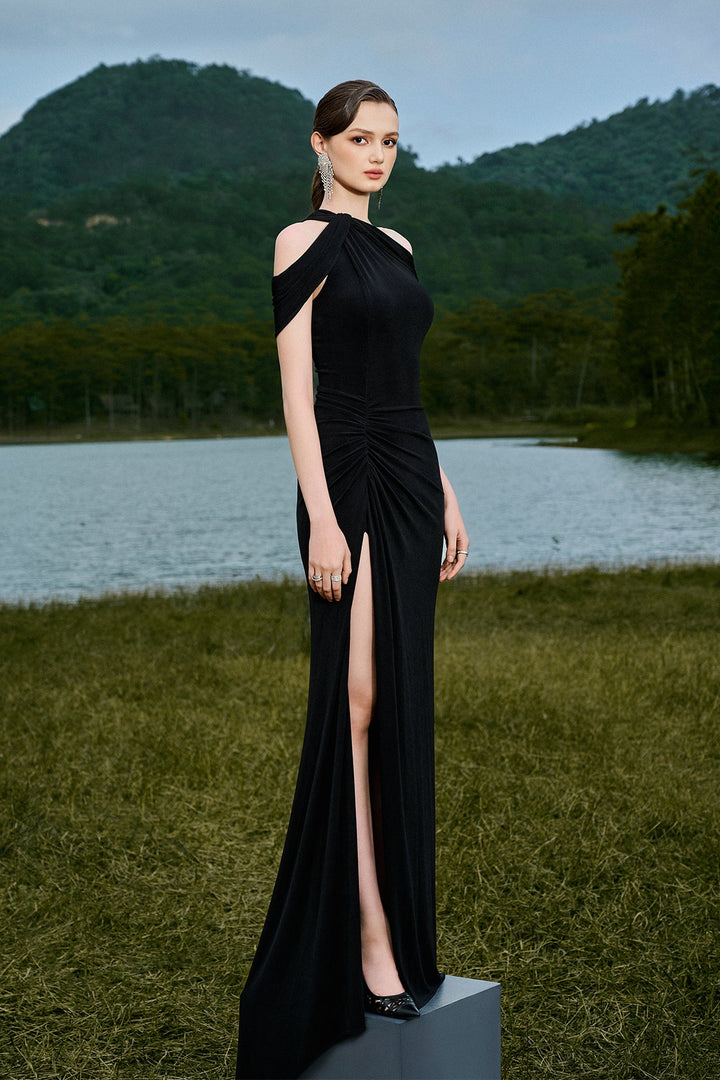 Black Asymetric Dress