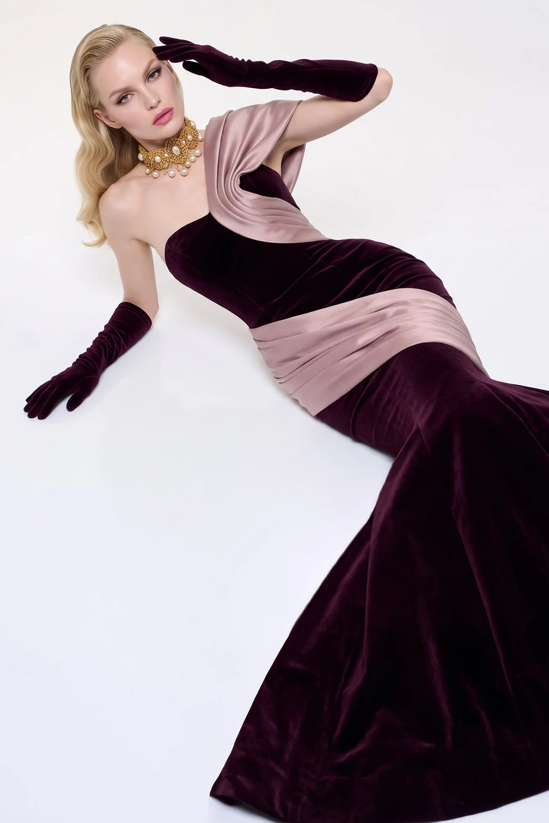 Asymmetrical One-Shoulder with Mermaid Dress