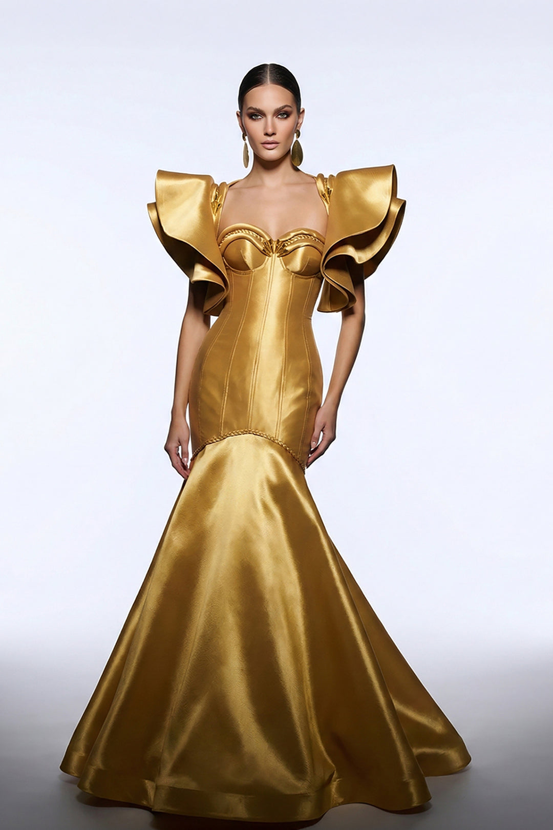 Sculpted Sweetheart Neckline Mermaid Dress