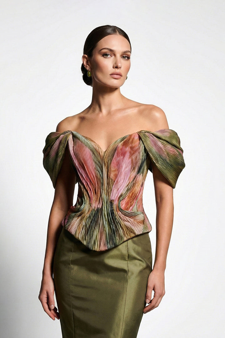 Mermaid Dress with Sculpted Bodice