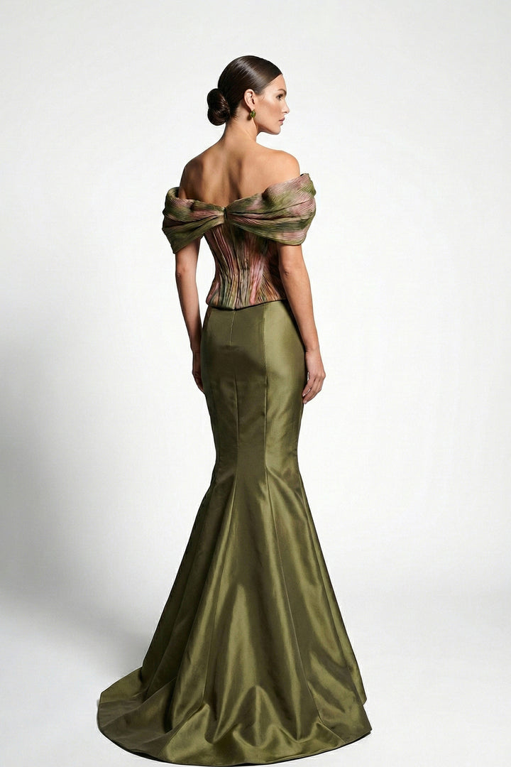 Mermaid Dress with Sculpted Bodice