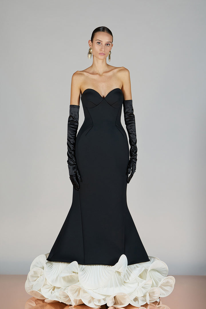 Mermaid Dress with a Sweetheart Neckline