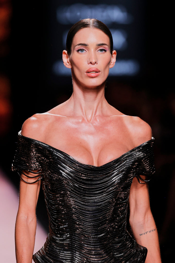 Midi with Beaded Sequins