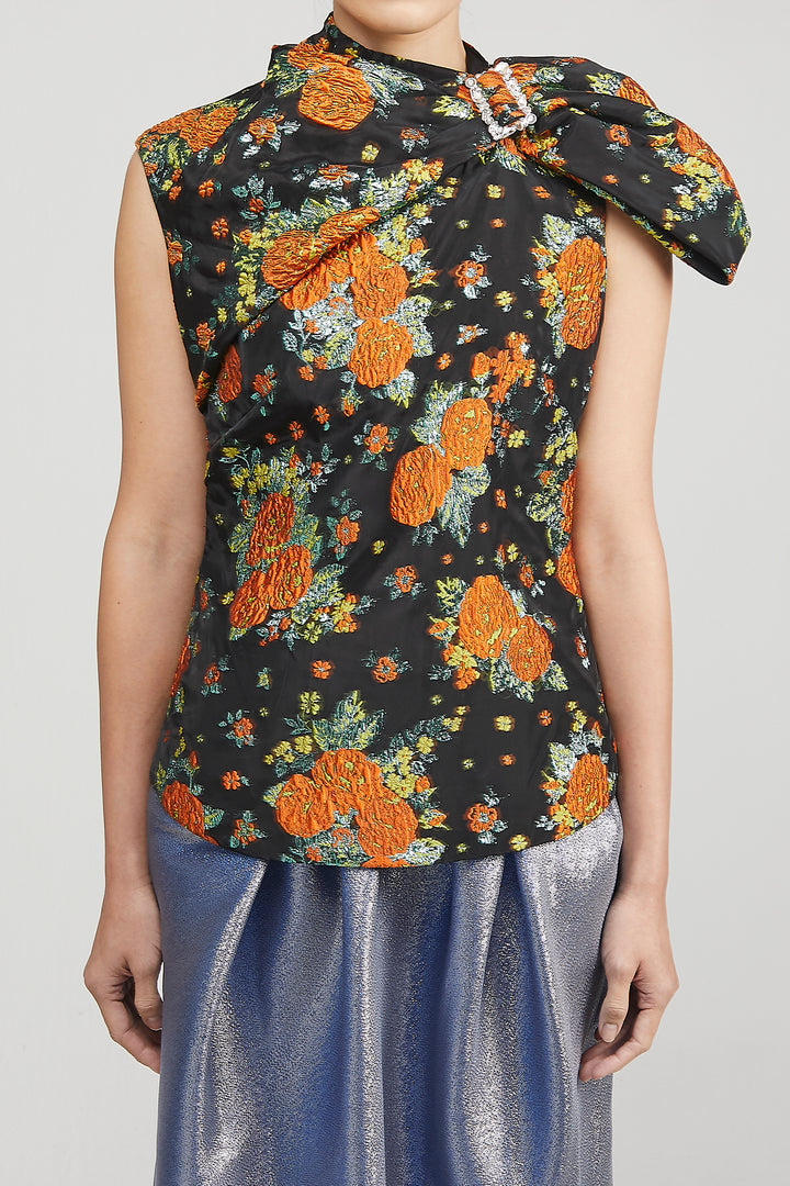 Floral Sleeveless Top