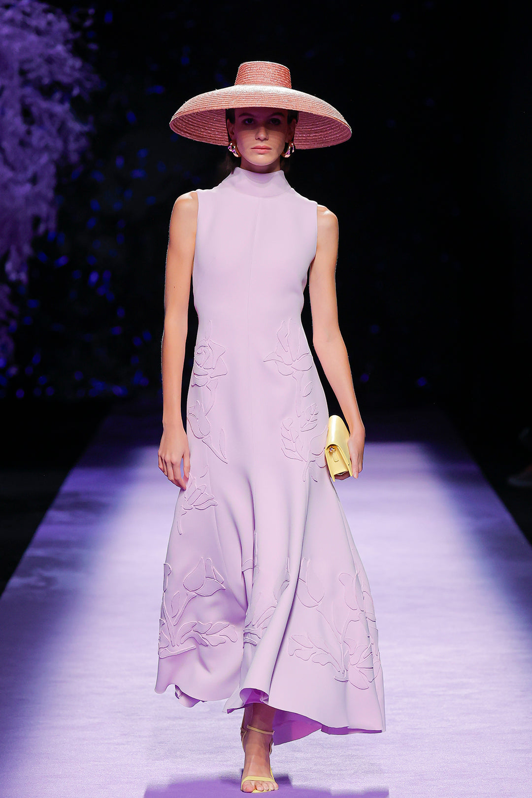 flower dress runway Moschino's Spring 2018 Flower Dresses Are the Latest in a Decades-Long Trend