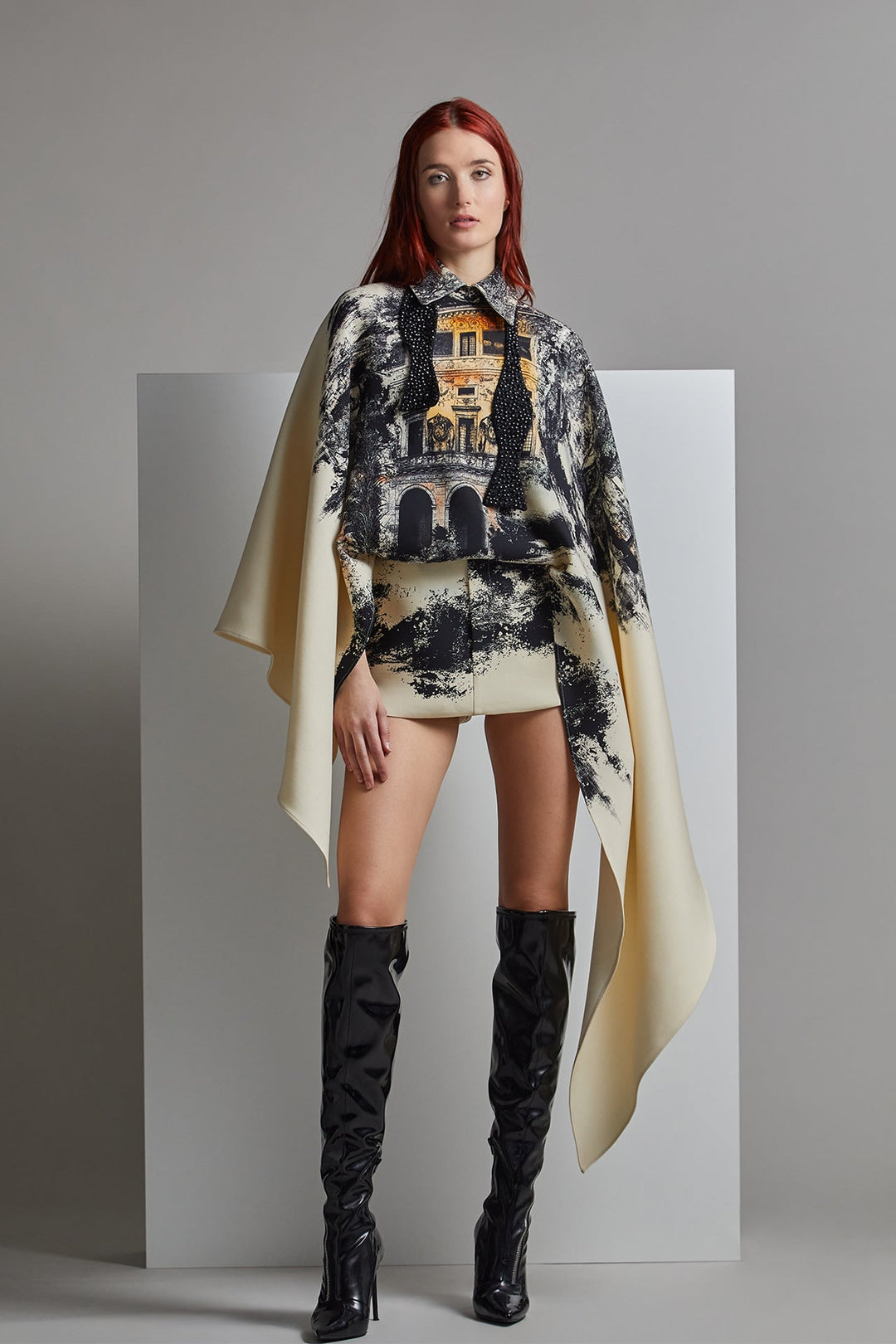 Fully printed mini dress Multicolor / US 16 Fully printed mini dress Multicolor / US 16