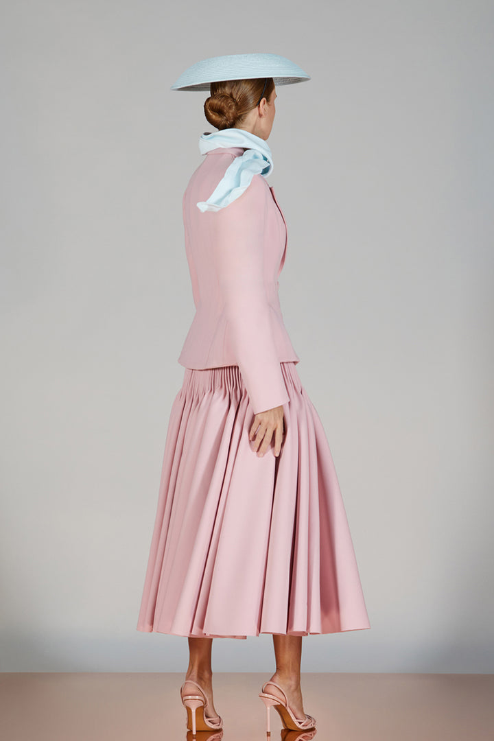 V-Neckline Satin Set