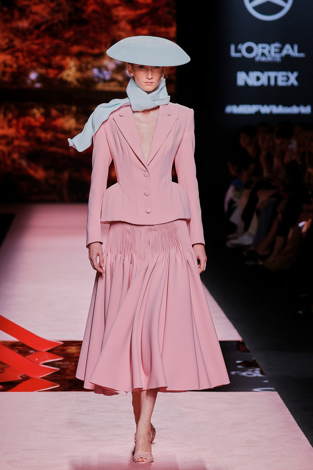 V-Neckline Satin Set