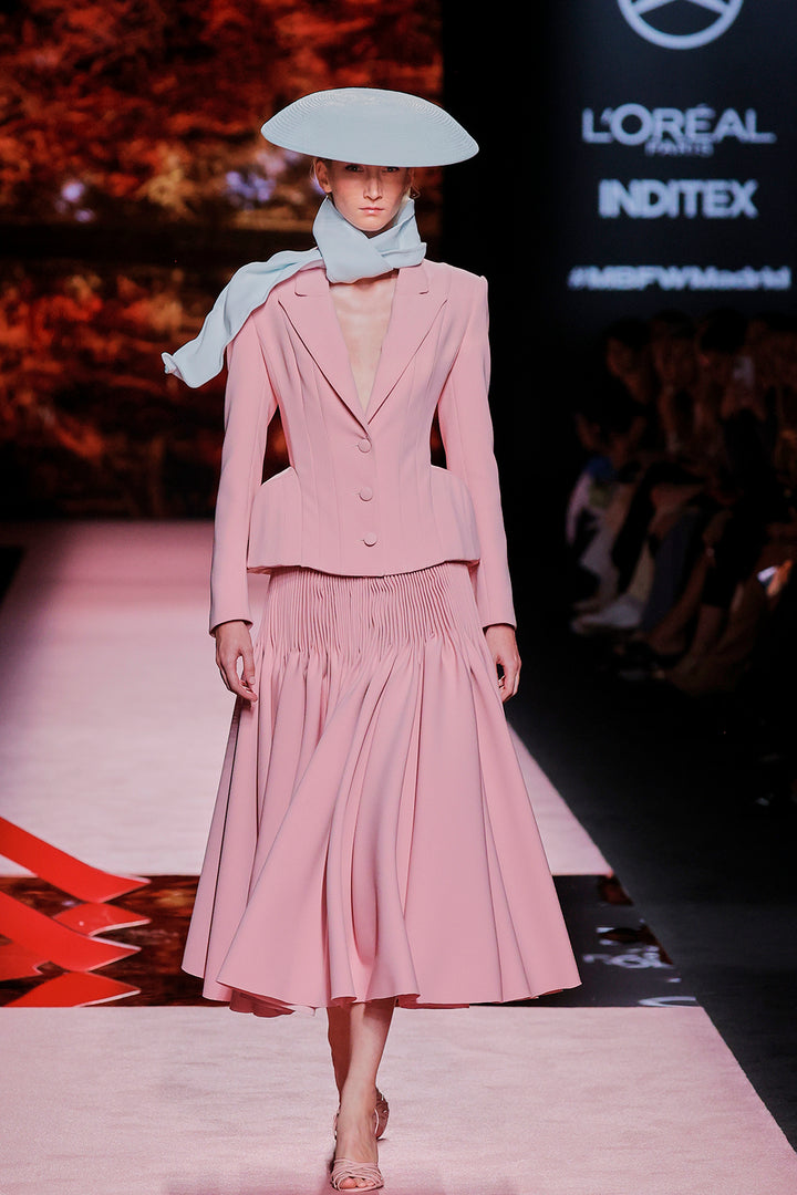 V-Neckline Satin Set