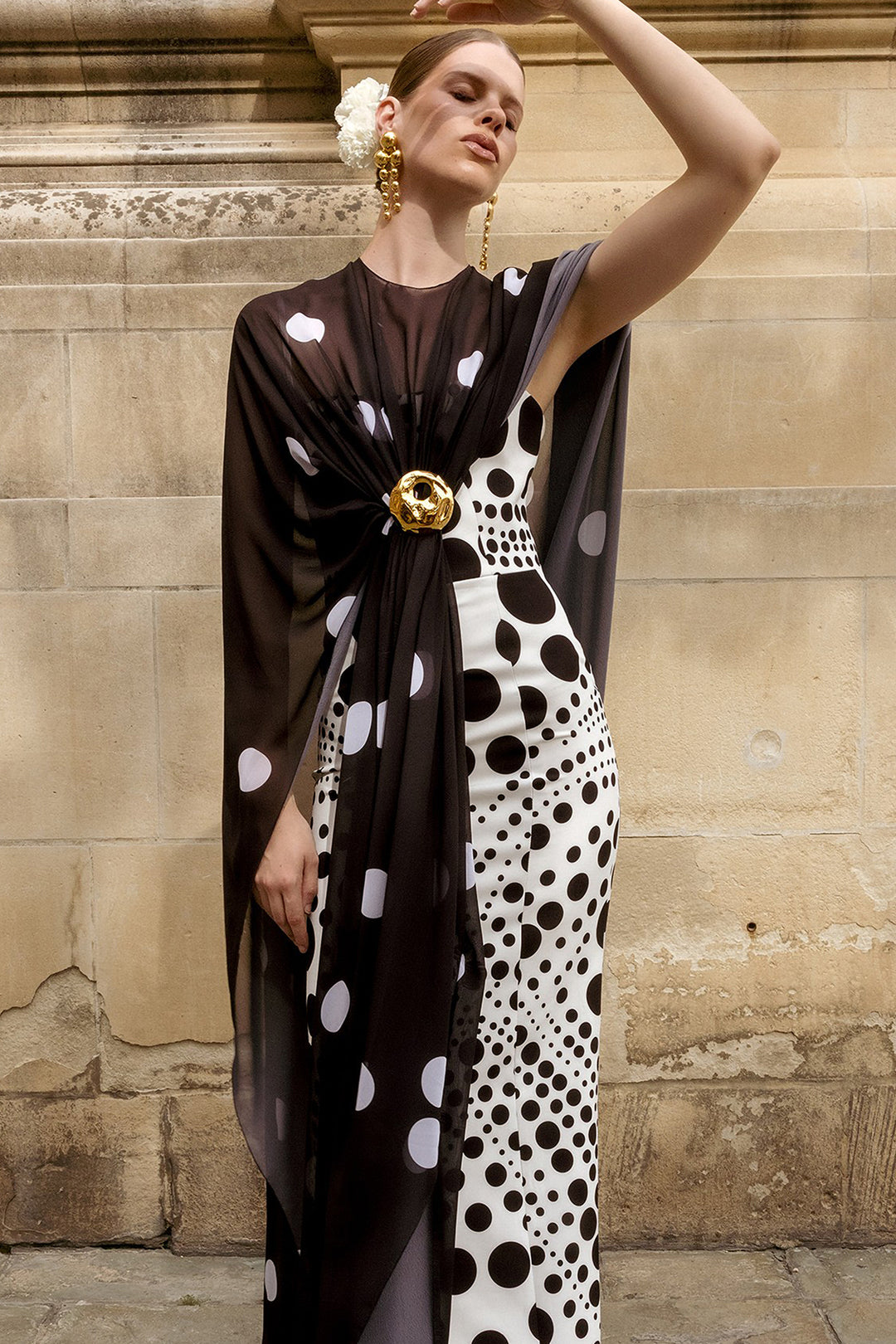 Renacer Sevillano Dress with Cape