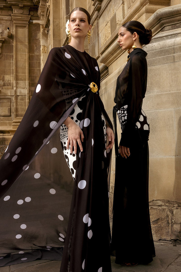Renacer Sevillano Dress with Cape