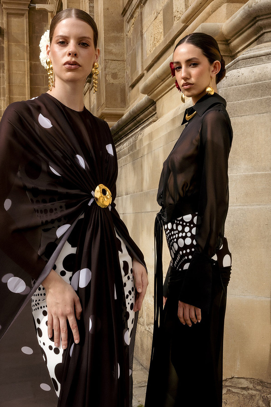 Renacer Sevillano Dress with Cape