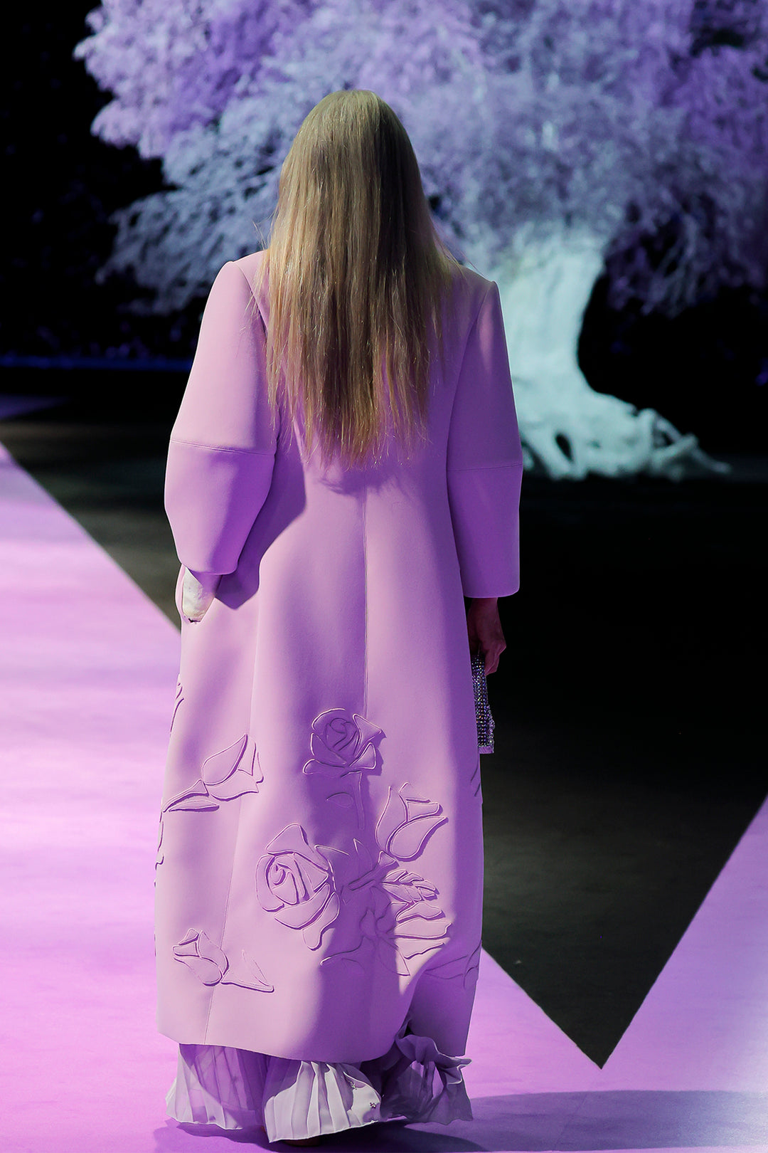 Flowing Dress and Matching Soft Coat